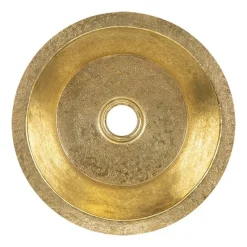Online 14" Undermount Round Terra Firma Thick Polished Brass Prep Sink Sinks For Tight Spaces|Bar / Prep Sinks