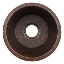 Discount 16" Undermount Round Terra Firma Thick Copper Prep Sink Sinks For Tight Spaces|Bar / Prep Sinks