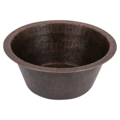 Discount 16" Undermount Round Terra Firma Thick Copper Prep Sink Sinks For Tight Spaces|Bar / Prep Sinks