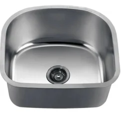 22" Undermount Single Bowl 18 Gauge Stainless Steel Kitchen Sink Stainless Steel Sinks|Single Bowl Sinks