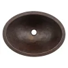 New Undermount 19" x 14" Terra Firma 10 Gauge Thick Copper Bathroom Sink Undermount