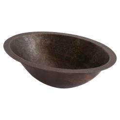New Undermount 19" x 14" Terra Firma 10 Gauge Thick Copper Bathroom Sink Undermount