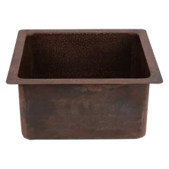 Discount Undermount 16" x 14" Terra Firma Thick Copper Prep Sink Sinks For Tight Spaces|Bar / Prep Sinks