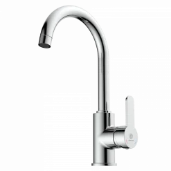 Sale Curved Bar Faucet in Chrome Single Hole