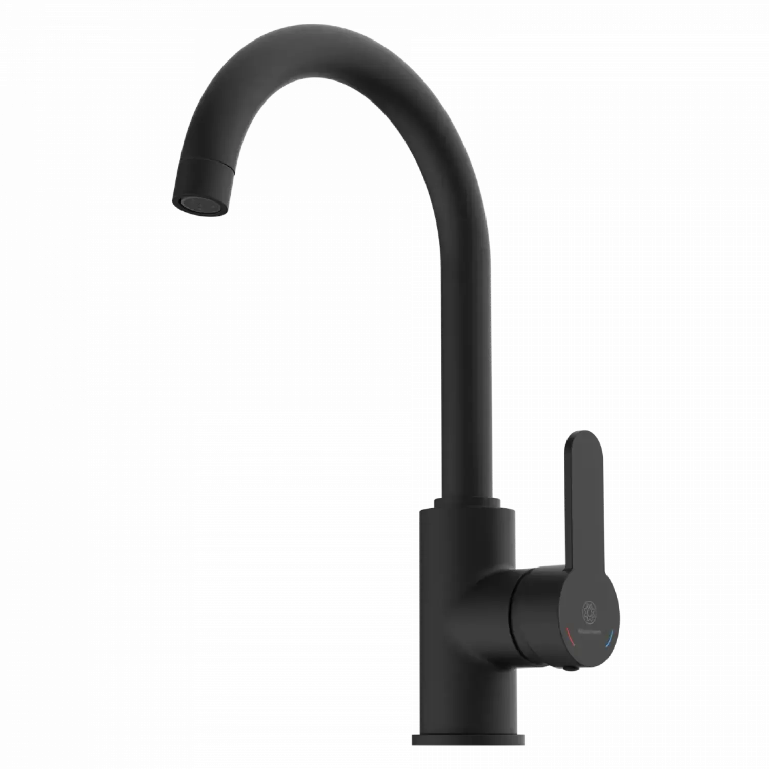 Clearance Curved Bar Faucet in Matte Black Single Hole