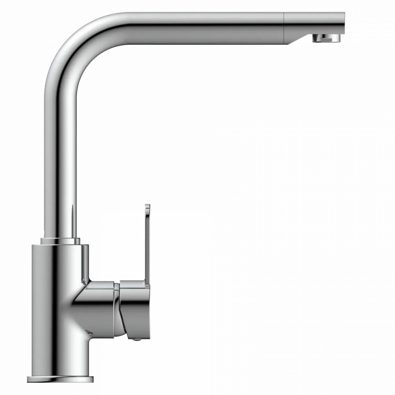Discount Felis Single Hole Straight Kitchen Faucet in Chrome Single Hole