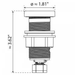 Online Garbage Disposal Air Switch in Matte Graphite Garbage Disposals & Parts