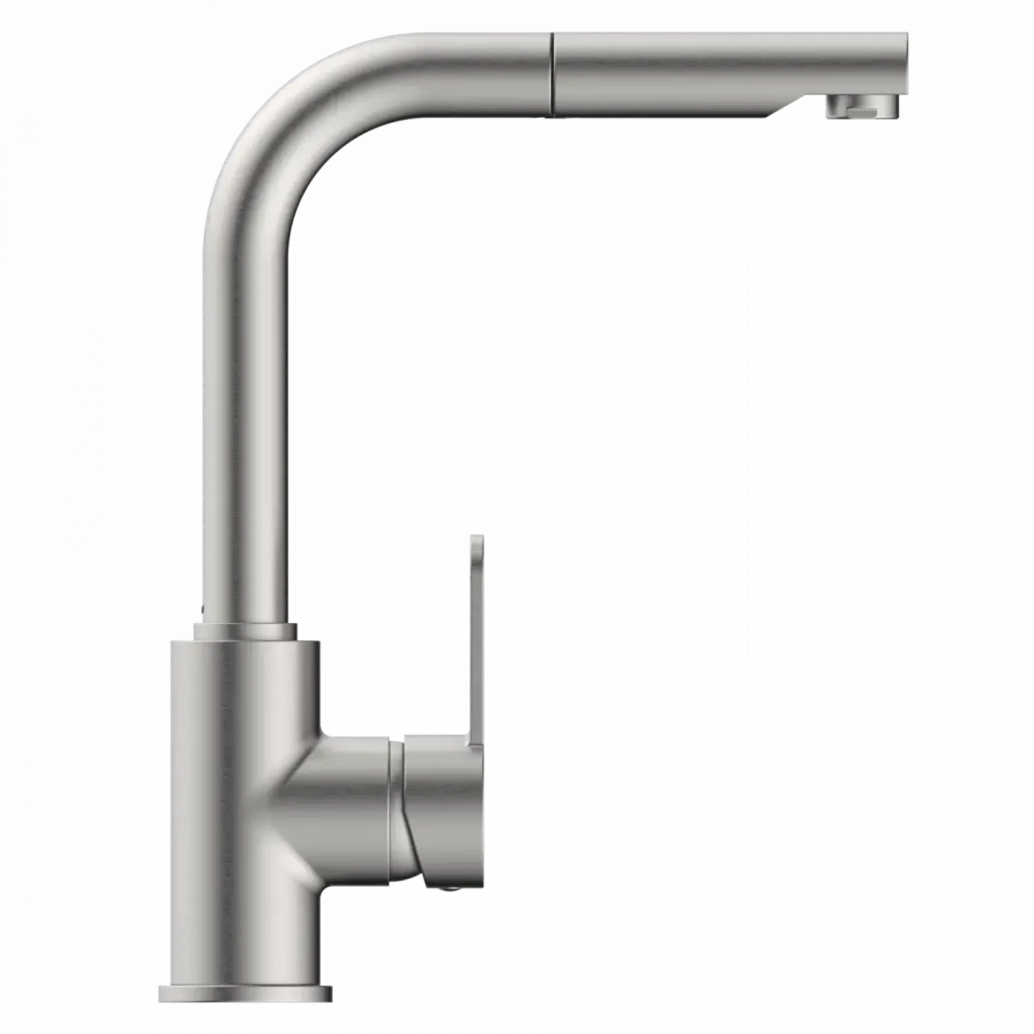 Online Kitchen Faucet with Pull-Out Straight Spout in Brushed Nickel Single Hole