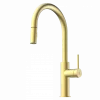 Sale Kitchen Faucet with Arch Pull-Down Spout in Brushed Gold Single Hole