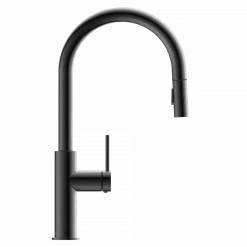 Kitchen Faucet with Arch Pull-Down Spout in Matte Graphite Single Hole
