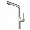 Sale Kitchen Faucet with Straight Pull-Out Spout in Brushed Nickel Single Hole