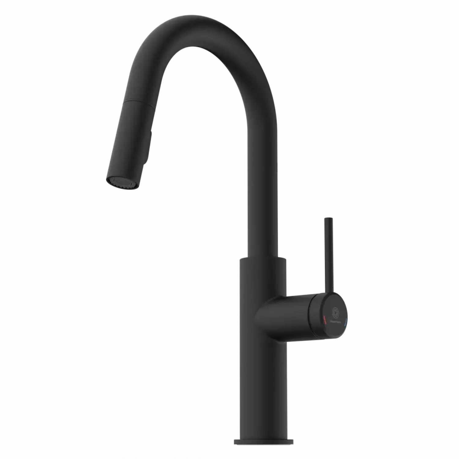 Hot Pull-Down Kitchen Prep Faucet in Matte Black Single Hole|Bar Faucets
