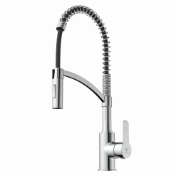 Discount Single Hole Pull Down Kitchen Faucet in Chrome Single Hole