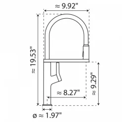 Best Single Hole Pull Down Kitchen Faucet | Matte Black & Rose Gold Single Hole