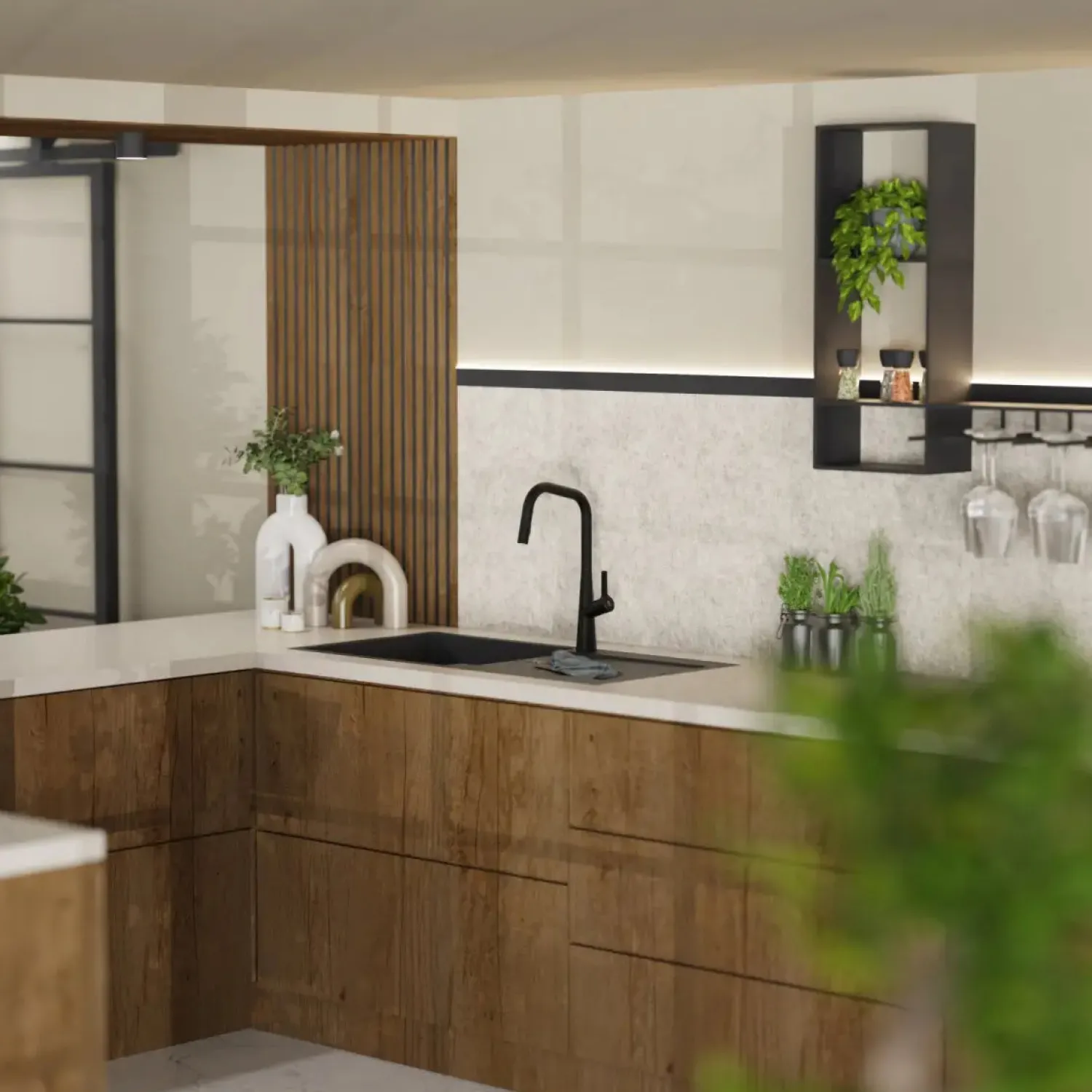 Clearance Single Hole Pull Down Kitchen Faucet in Matte Black Single Hole