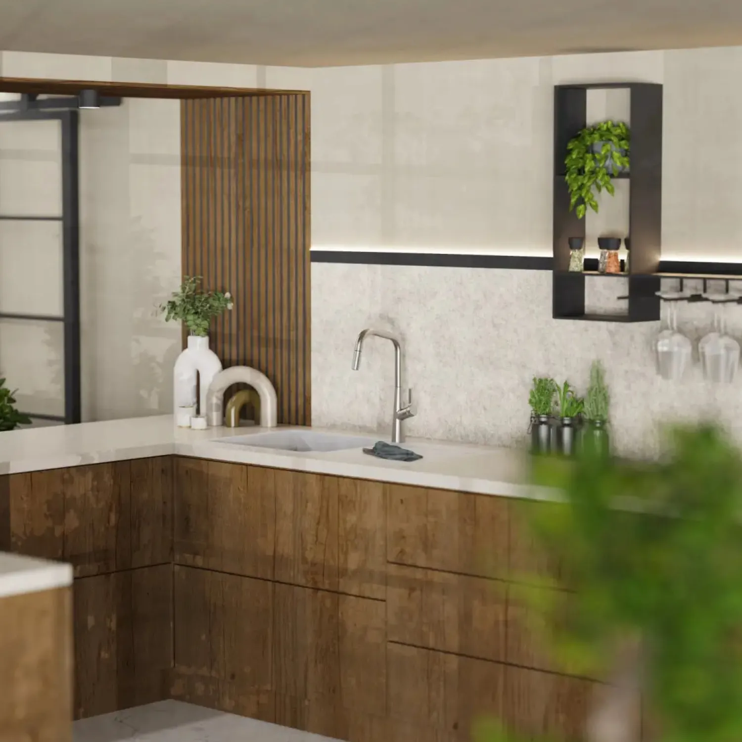 New Single Hole Pull Down Kitchen Faucet in Brushed Nickel Single Hole