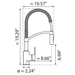 Best Single Hole Pull Down Kitchen Faucet | Matte Black & Brushed Gold Single Hole