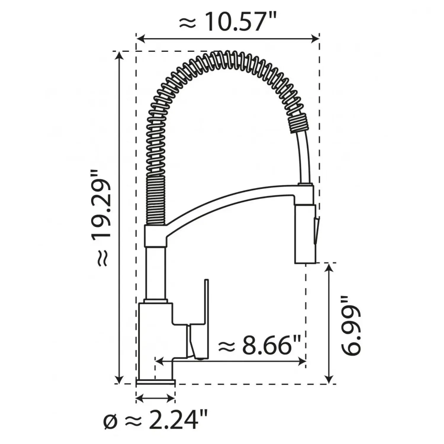 Best Single Hole Pull Down Kitchen Faucet | Matte Black & Brushed Gold Single Hole