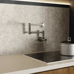 Clearance Wall Mounted Pot Filler | Chrome Single Hole
