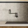 Hot Wall Mounted Pot Filler | Matte Graphite Single Hole