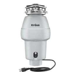 Clearance WasteGuard 1/2 HP Continuous Feed Garbage Disposal with Ultra-Quiet Motor Garbage Disposals & Parts