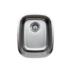 15" 18-Gauge Single Bowl Undermount Stainless Steel Bar Sink Bar / Prep Sinks