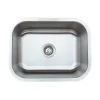 New 23" 18-Gauge Undermount Single Bowl Stainless Steel Kitchen Sink Stainless Steel Sinks|Single Bowl Sinks