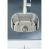 Clearance 15" 18-Gauge Undermount Single Bowl Stainless Steel Bar Sink with Grid Rack and Strainer Bar / Prep Sinks