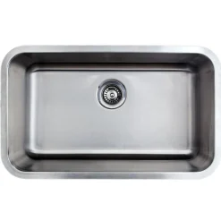 Hot 30" 16-Gauge Undermount Single Bowl Stainless Steel Kitchen Sink Stainless Steel Sinks|Single Bowl Sinks