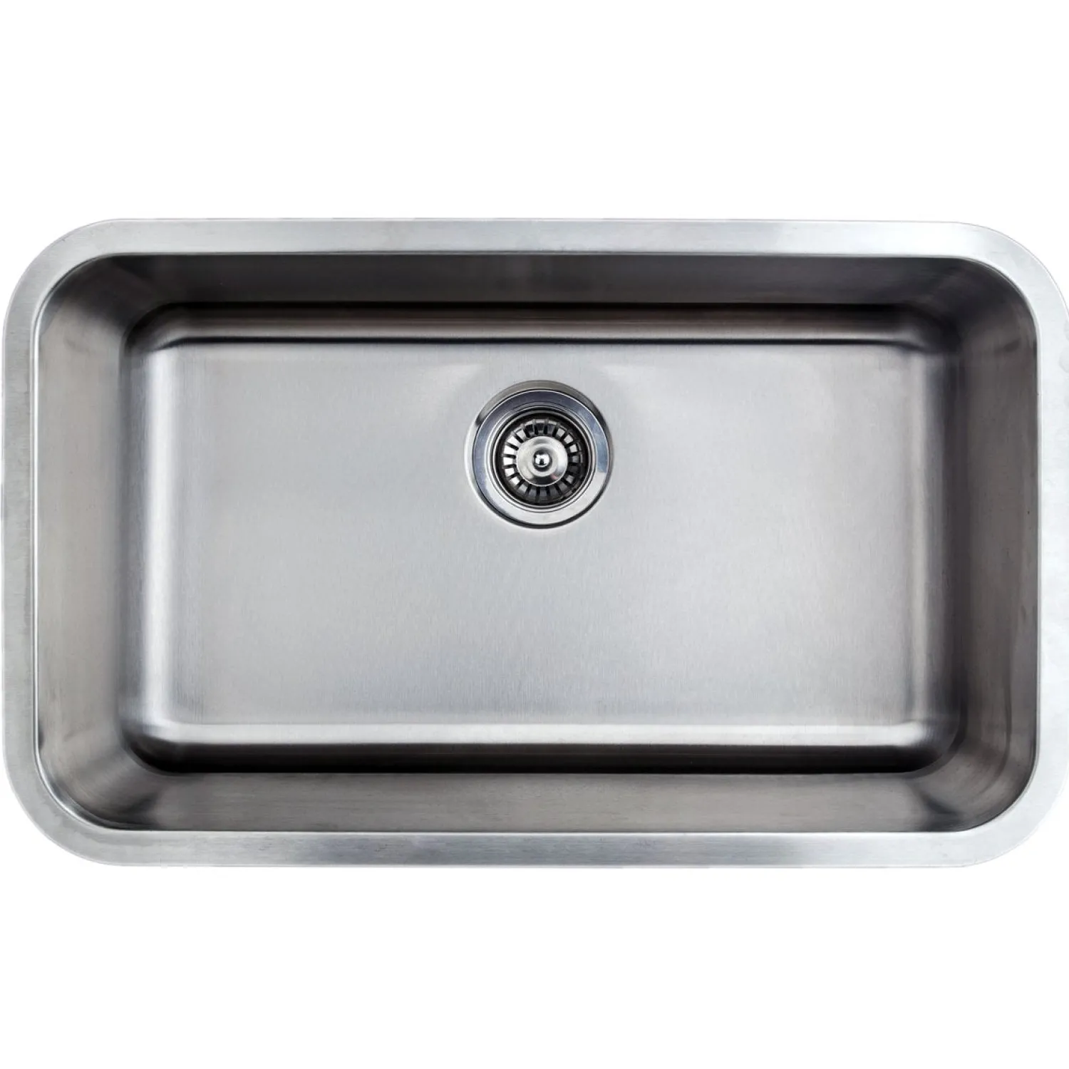 Hot 30" 16-Gauge Undermount Single Bowl Stainless Steel Kitchen Sink Stainless Steel Sinks|Single Bowl Sinks