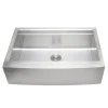 Sale Handcrafted 33" Arched Apron Front Farmhouse Single Bowl Stainless Steel Kitchen Sink Stainless Steel Sinks|Single Bowl Sinks