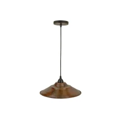 13" Wide Copper Pendant Light Pendants