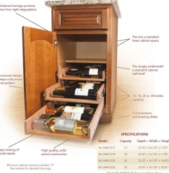 Hot In-Cabinet 12 Bottle Wine Storage Storage & Organization
