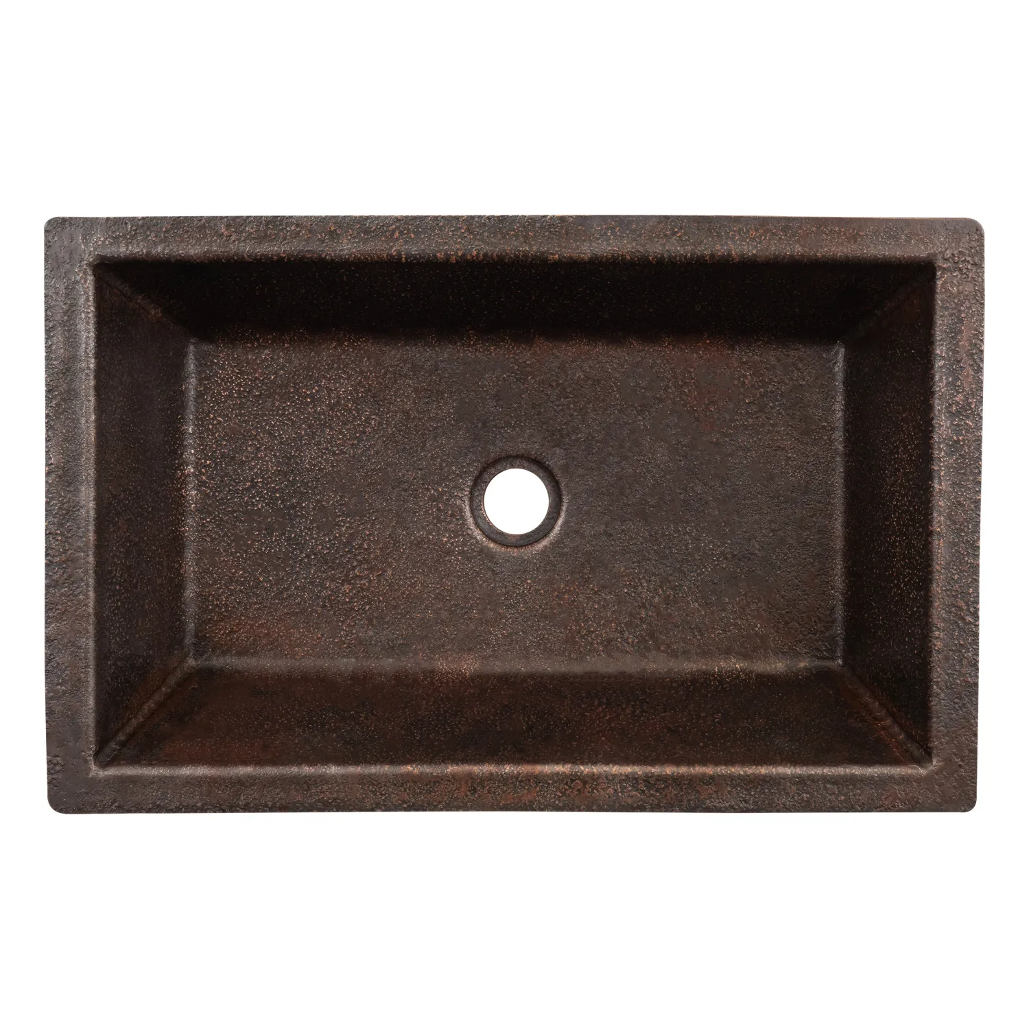 New 22" x 14" Heavy Gauge Copper Bathroom Sink Undermount
