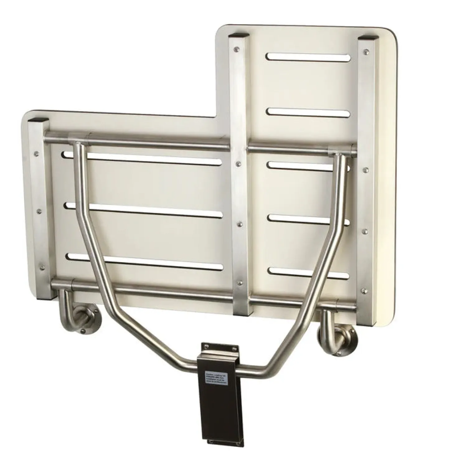 Sale 28" x 21" Wall Mount Fold Down Shower Seat in Brushed Stainless Steel Shower Seats