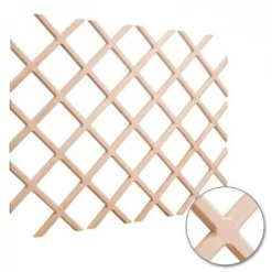 Best 24" x 30" Wine Lattice Rack, Maple Storage & Organization